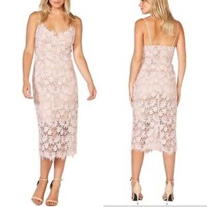 Bardot | Dresses | Bardot Avoco Lace Detail Midi Dress In Canary Yellow |  Poshmark